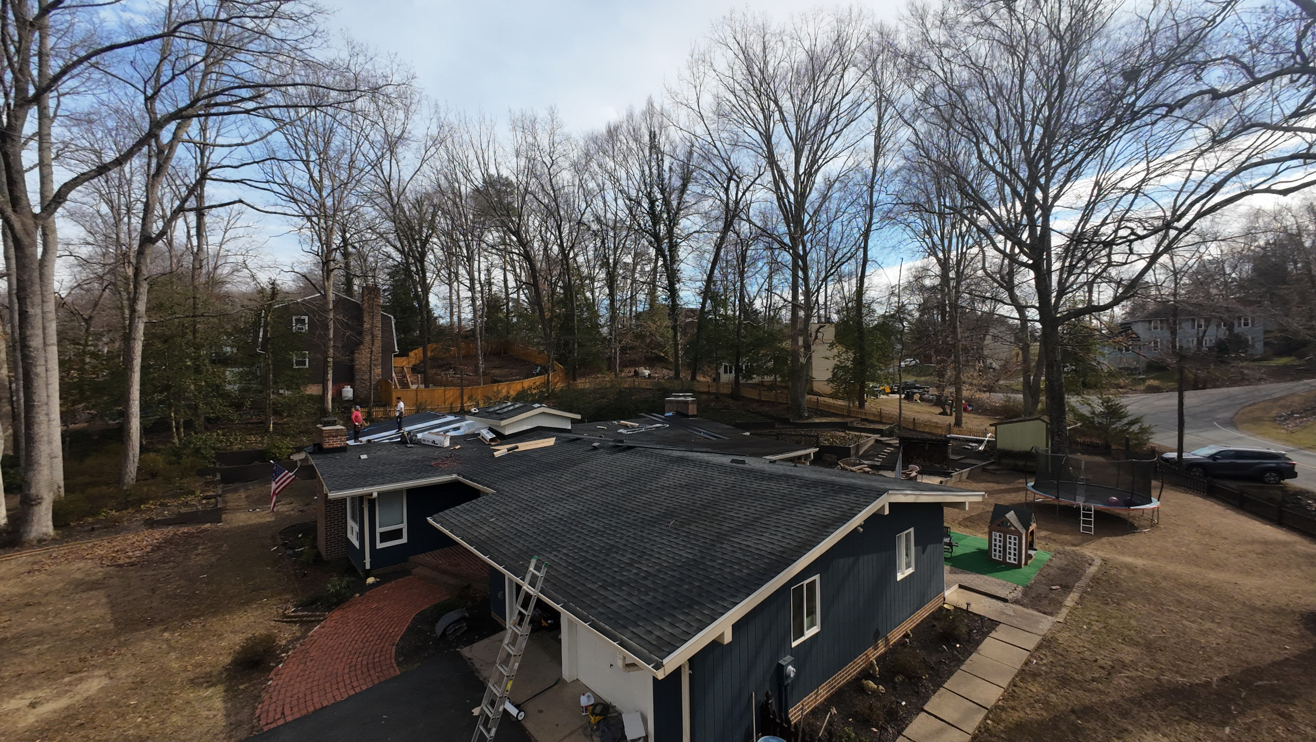 Black Metal Roof