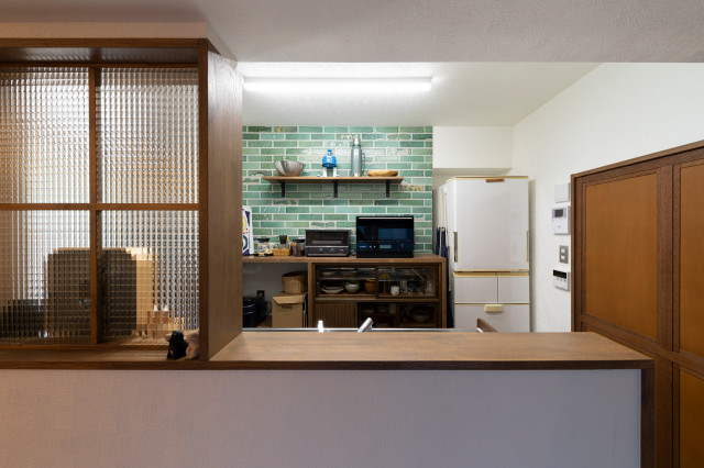 #25　小上がりのある家 minimalistisch-kueche