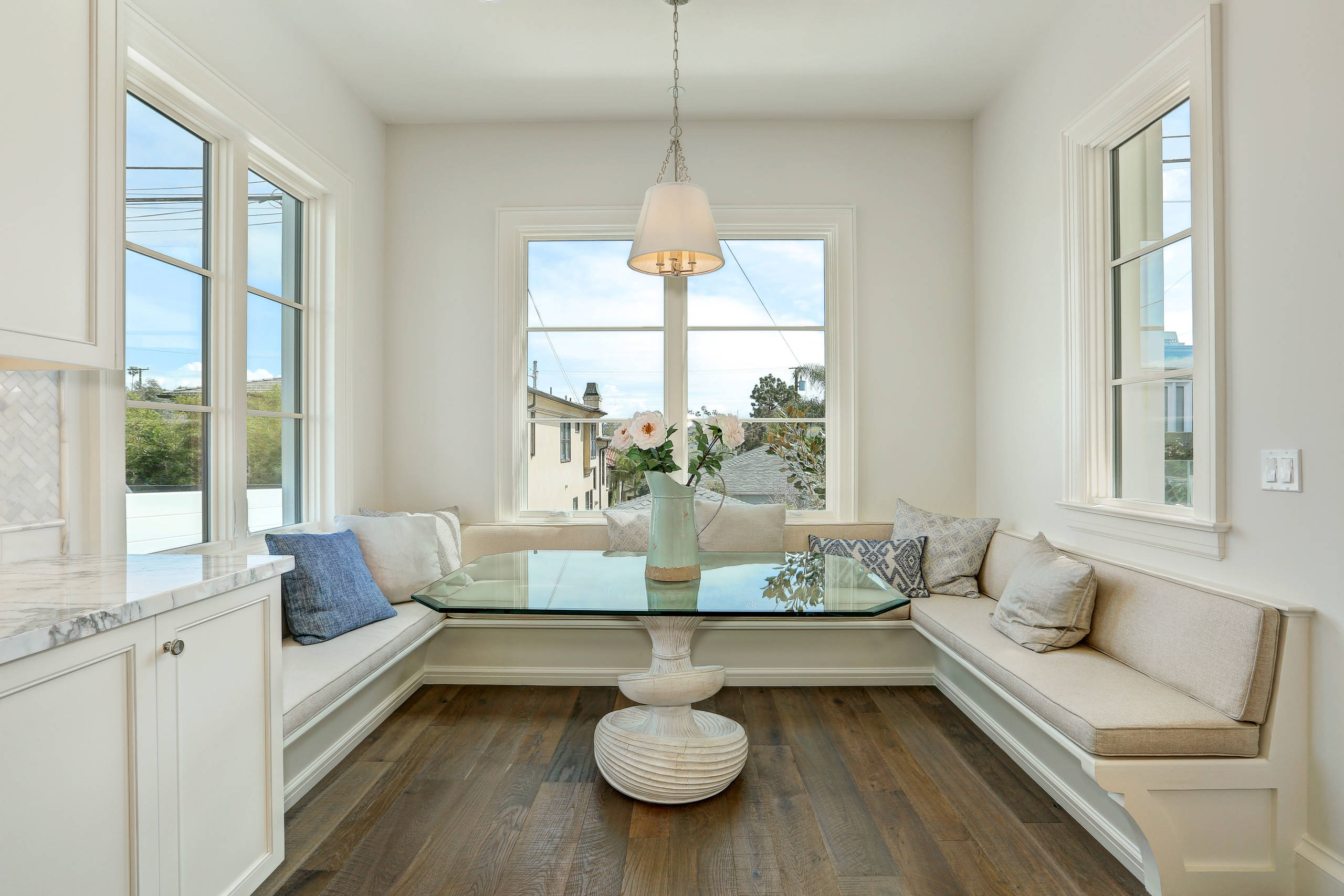 Banquette  - Cape Cod Style Home Reveal | Manhattan Beach, CA
