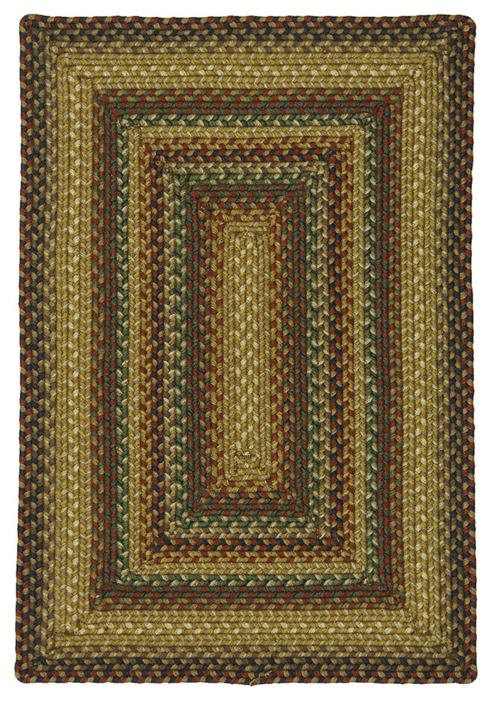 Homespice Decor Canterbury Ultra Wool Braided Rug (Rectangle), 4' x 6