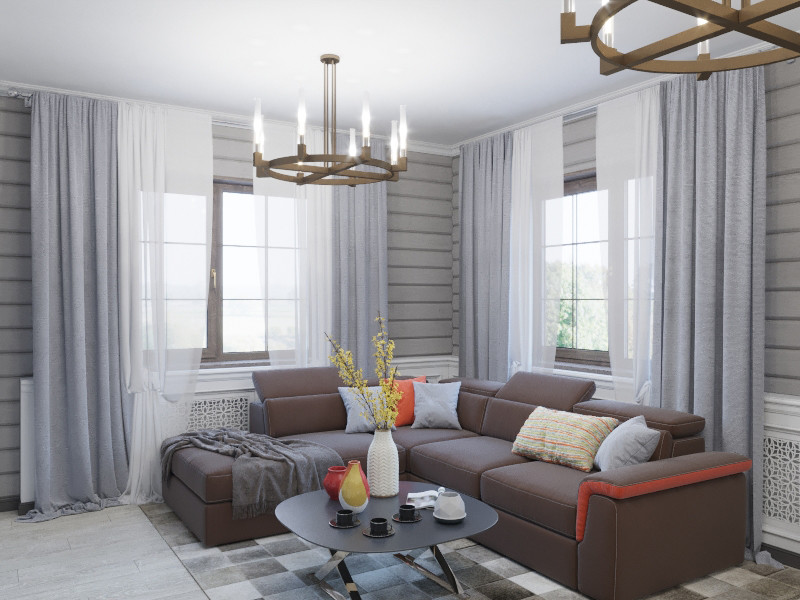 Дом из бруса "для родителей"