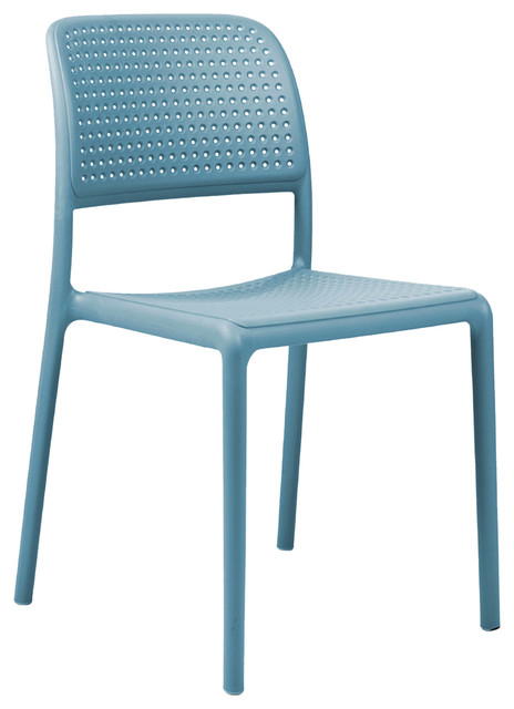 Bistrot Outdoor Dining Chairs, Sky Blue, Set of 2