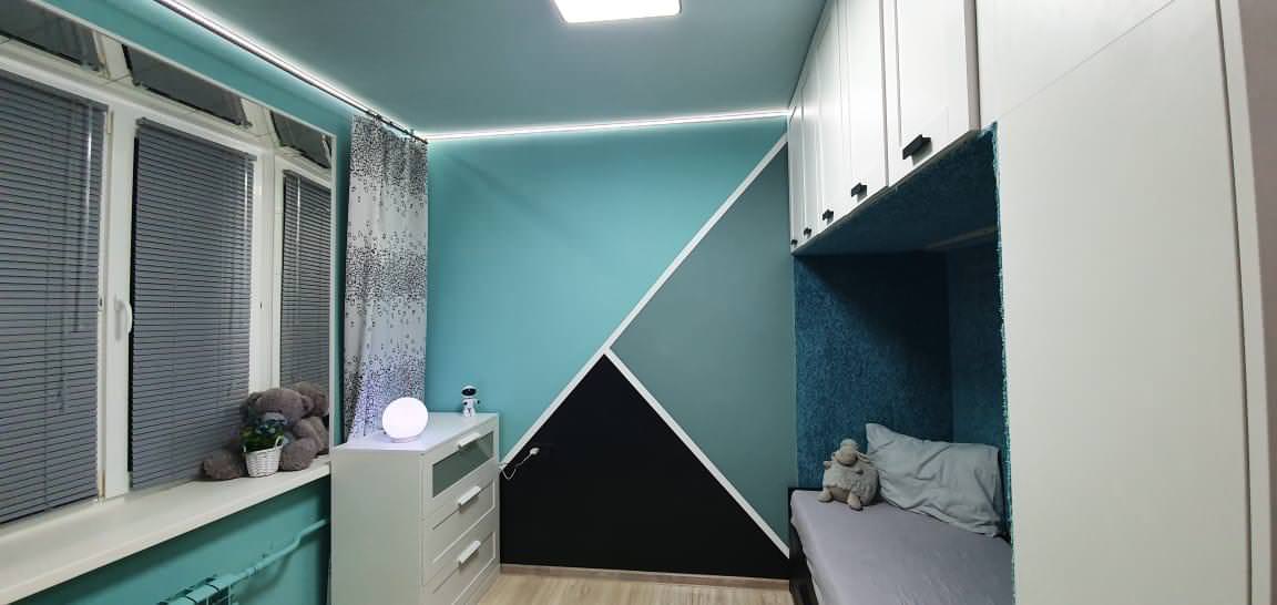 #07 Детская комната в синих оттенкахосв