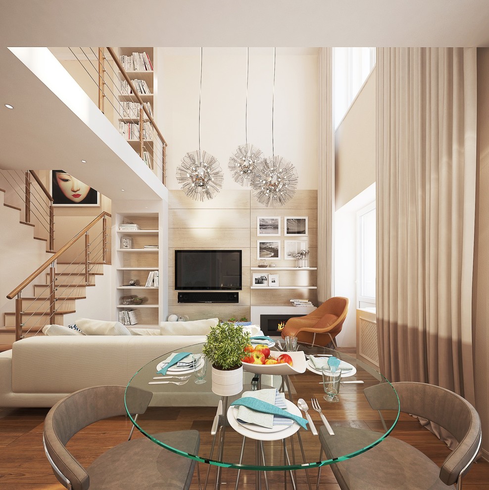 Двухуровневая квартира в Москве