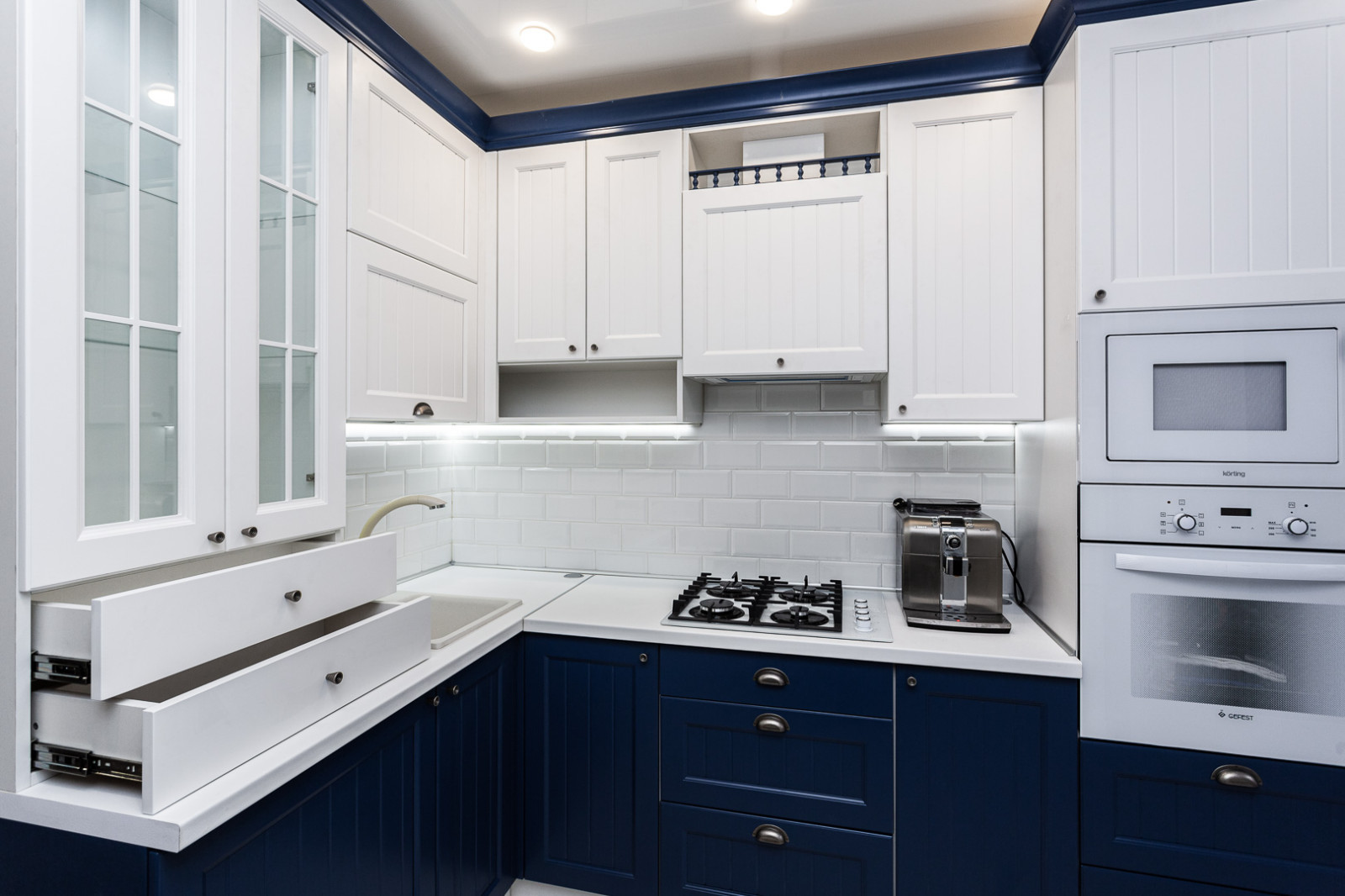 Кухня в морском стиле