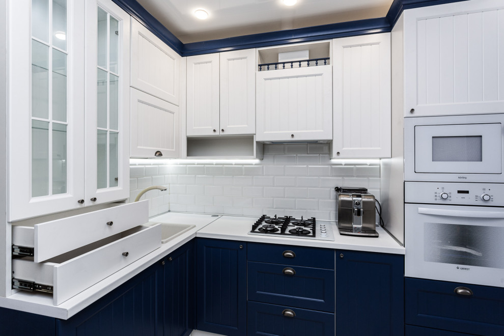 Кухня в морском стиле