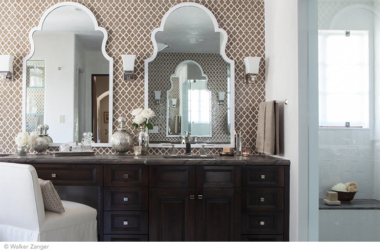This is an example of a mediterranean bathroom in Omaha.