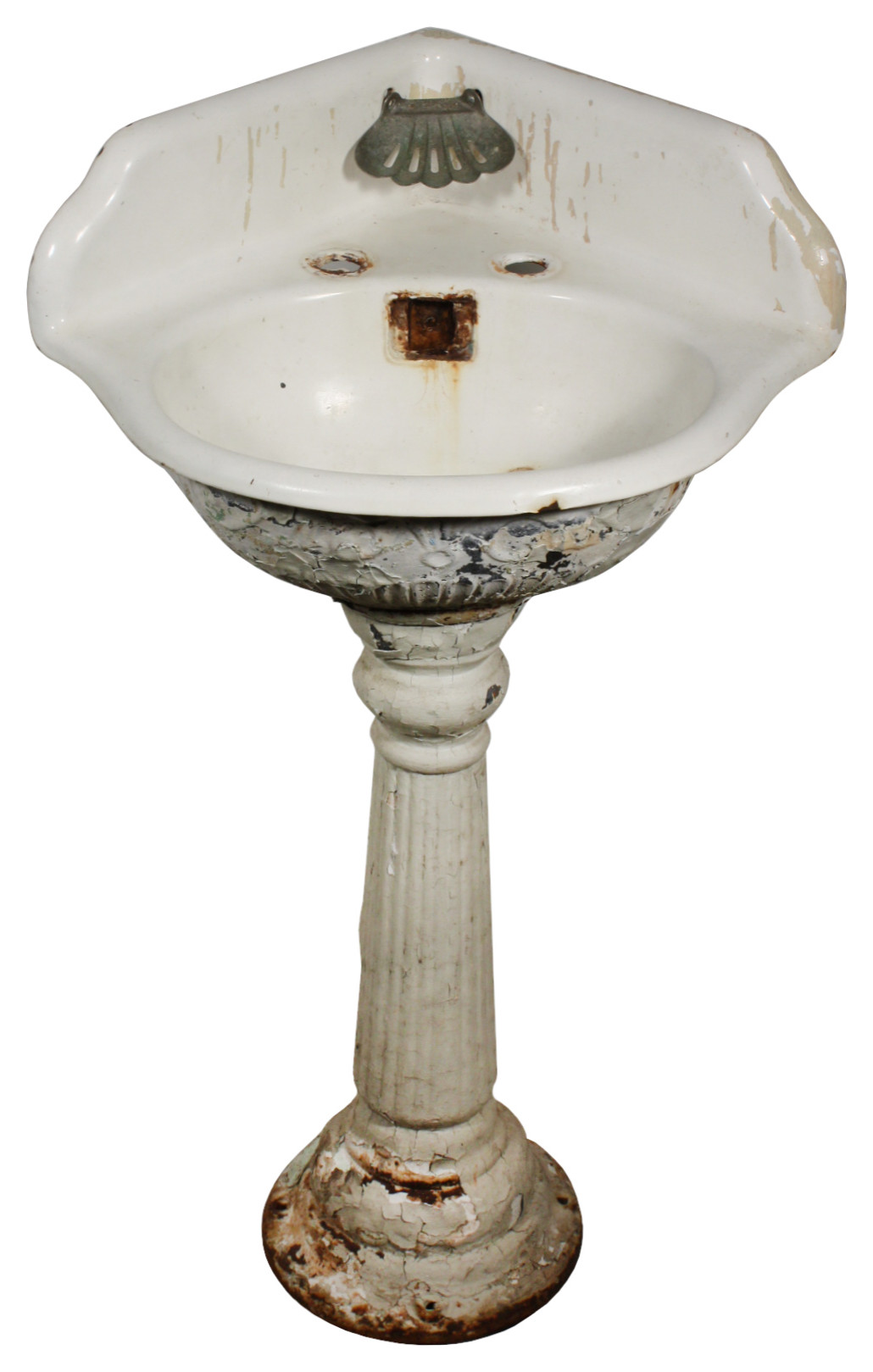 Clam Shell Pedestal Sink Standard Pedestal Sink