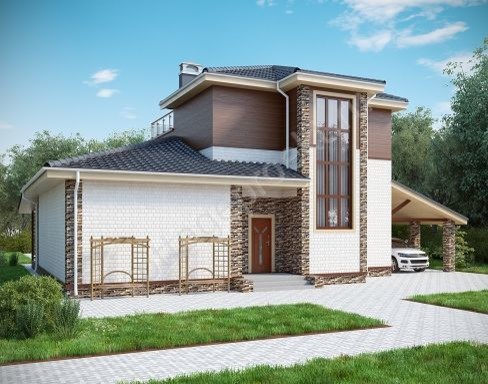 Проекты домов из кирпича
