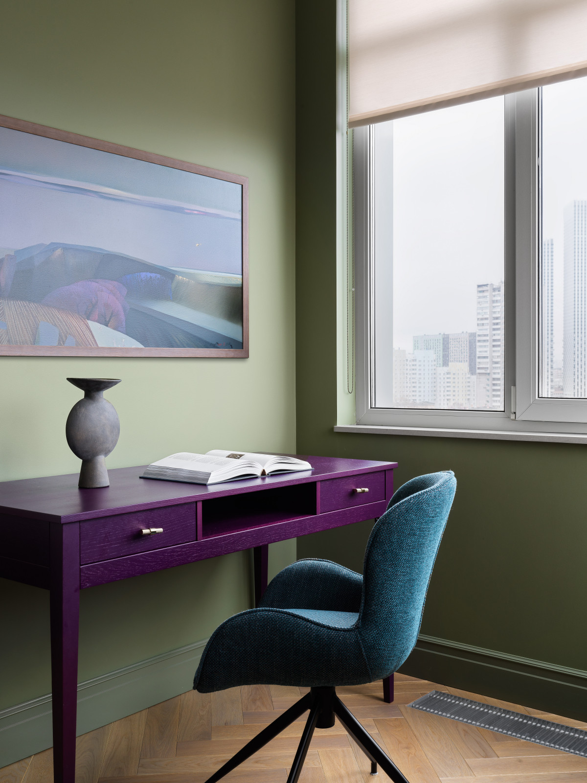 Яркая квартира с классическими элементами