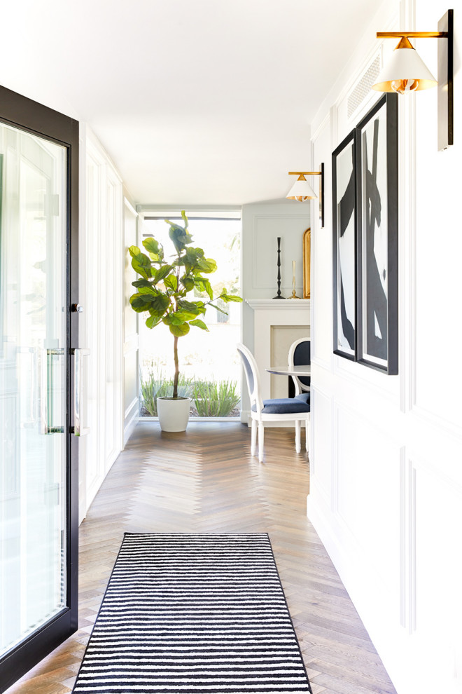 Entryway - transitional entryway idea in Phoenix