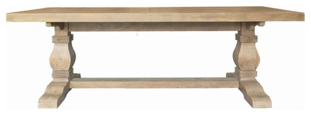 Solid Reclaimed Pine Wood Rectangular Dining Table landhausstil-esstische