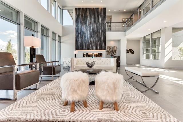 The Long Beach contemporary-vardagsrum