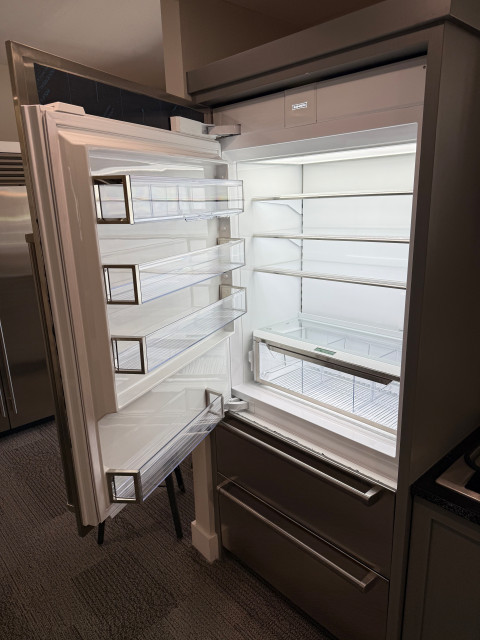 Organized Elegance: Sub-Zero Interior transitional-kitchen