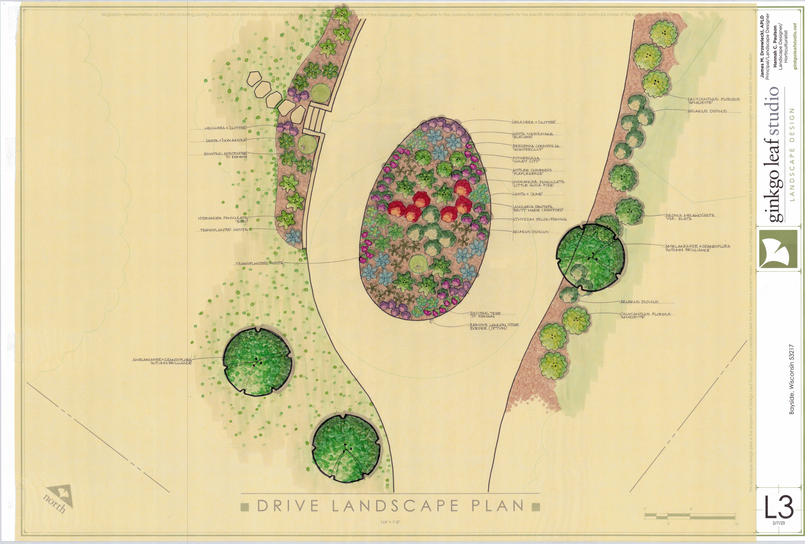 Mid-Century Modern Landscape Renovation - Bayside, WI