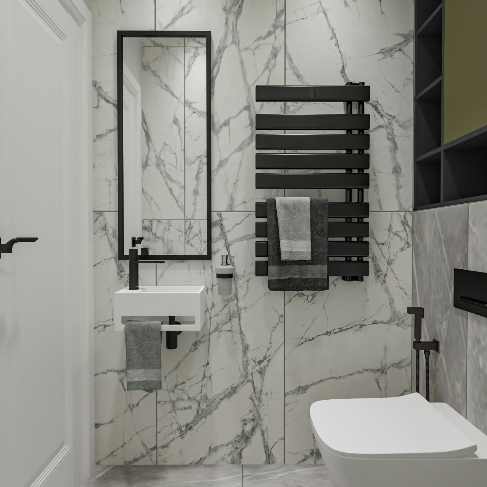 Дизайн-проект квартиры. 2022. Площадь 77,8 м.кв.