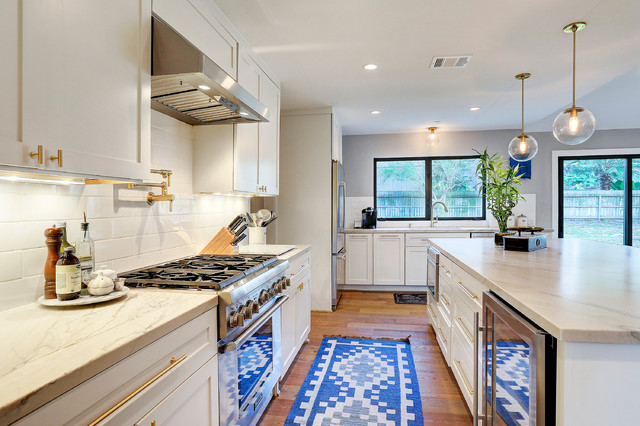 Brass in the Branch transitional-kitchen