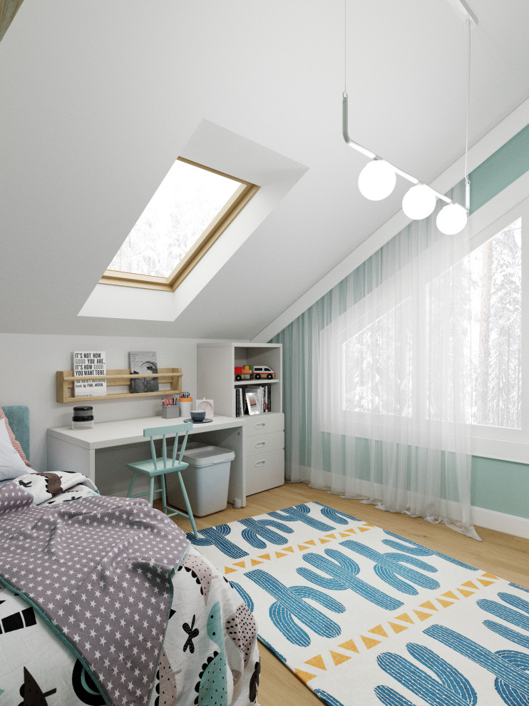 Дизайн проект каркасного дома в коттеджном поселке "Чайка", Московская область