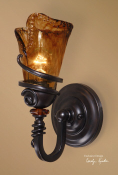 22481 Vitalia, 1 Lt Wall Sconce by uttermost