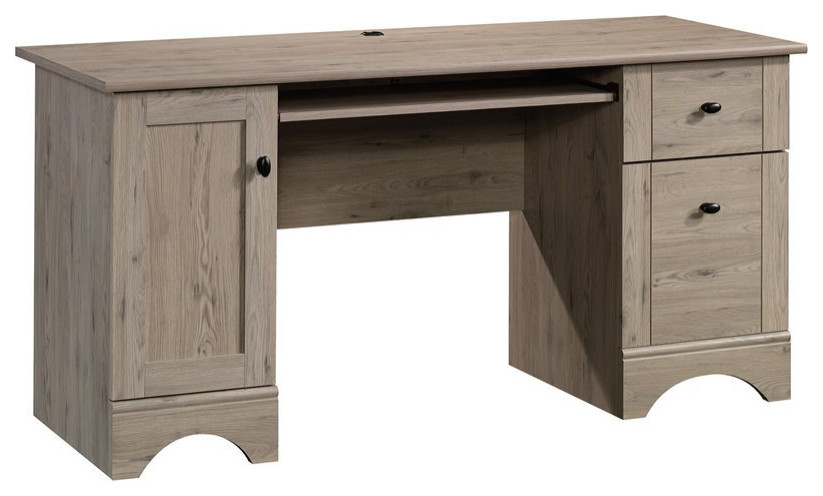 Sauder Select Computer Desk in Brushed Maple - Rustic - Desks And Hutches -  by Homesquare | Houzz