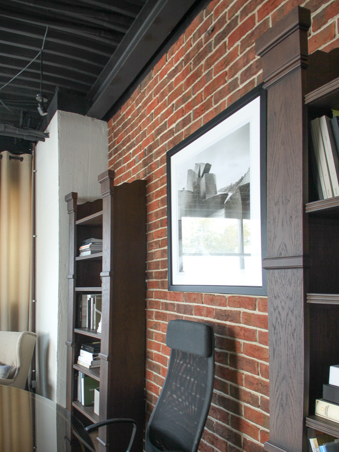 Кабинет в стиле лофт