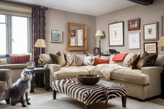 Wolds Cottage - Living Room landstil-dagligstue