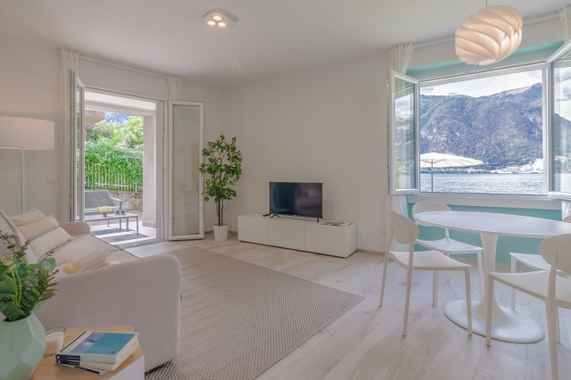 4 relooking di appartamenti turistici lago di Como eklektisch-wohnbereich