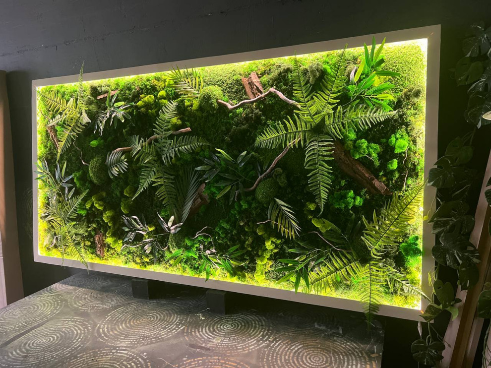 Панно из стабилизированного мха