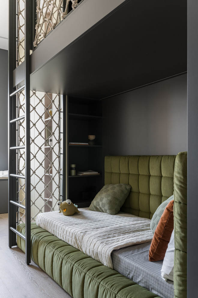 Квартира для активной семьи в минималистичном стиле