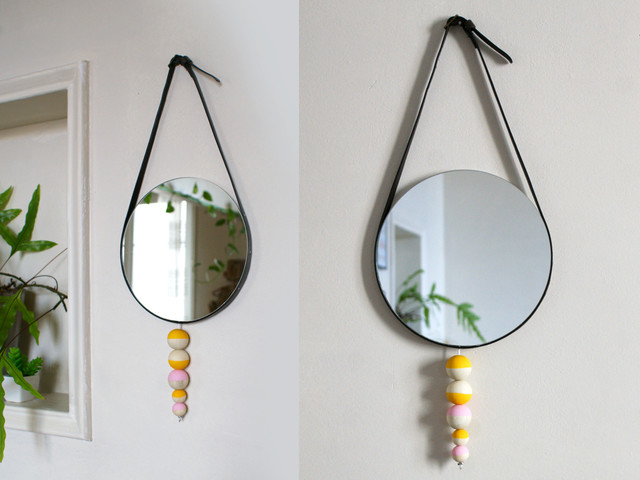DIY : Transformez un simple miroir rond en accessoire tendance
