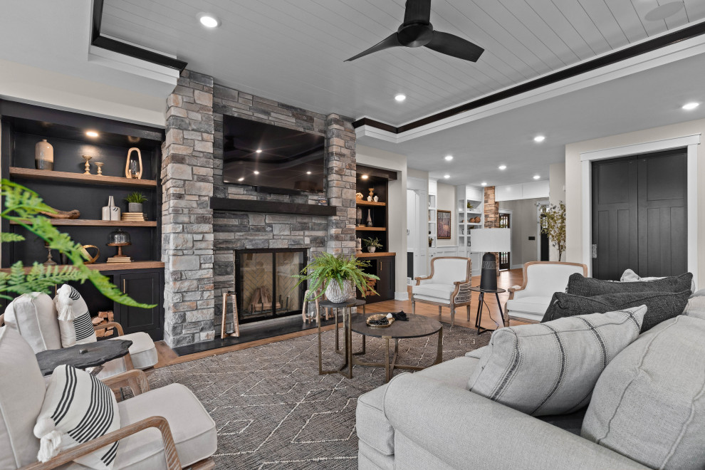 Parade of Homes 2022 The San Simeon Transitional Living Room