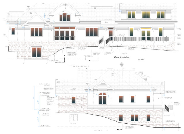 Shepherdstown, Victorian, Two-story addition to historic home exterior-elevation