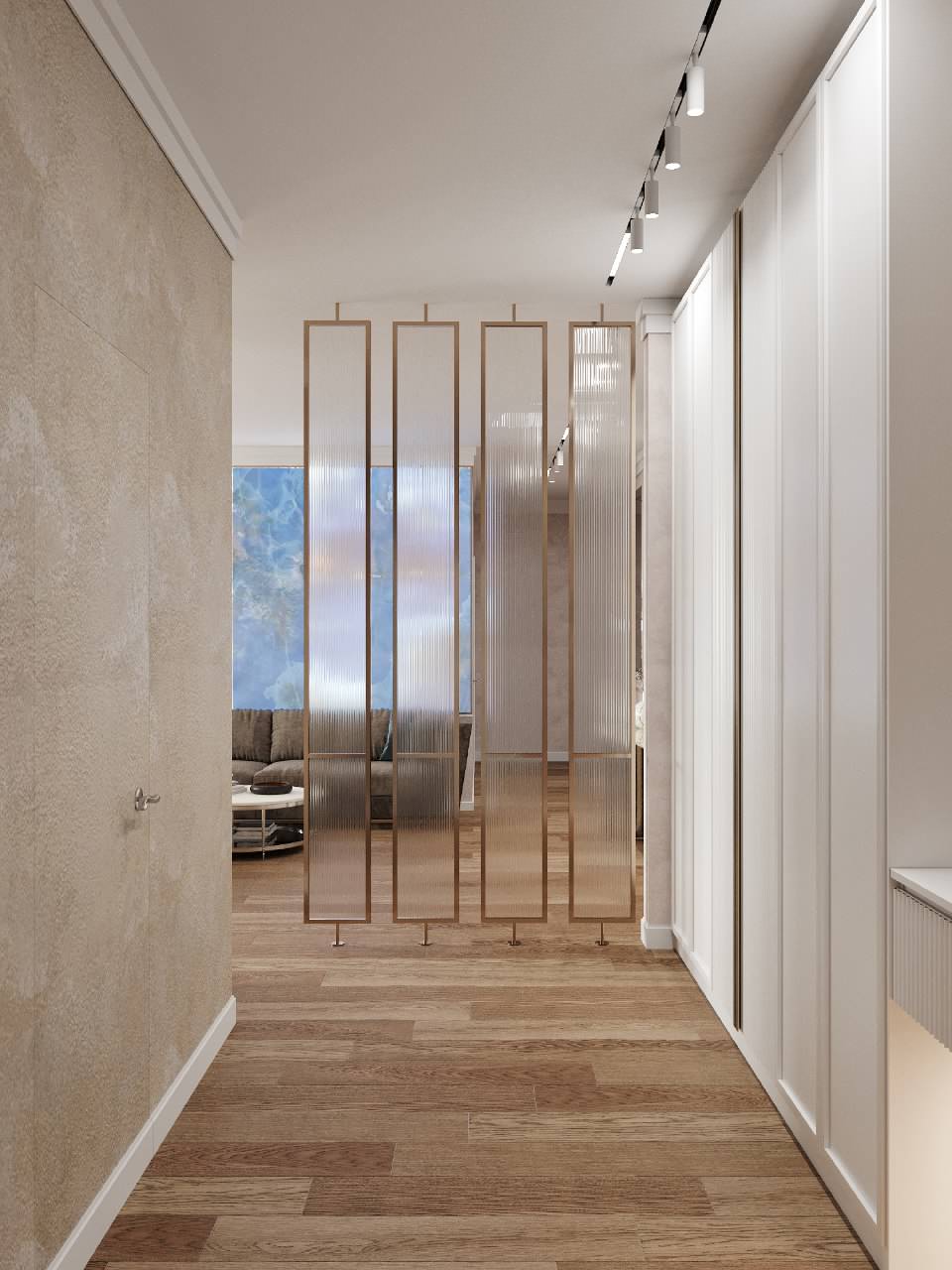 Трехкомнатная квартира площадью 120 м2. Современная классика.