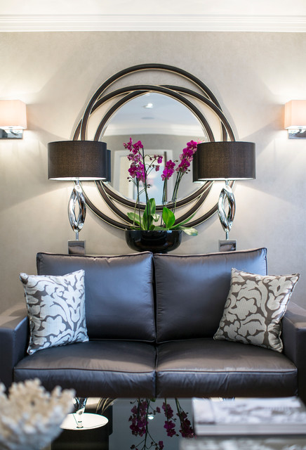 Highgate House contemporary-vardagsrum