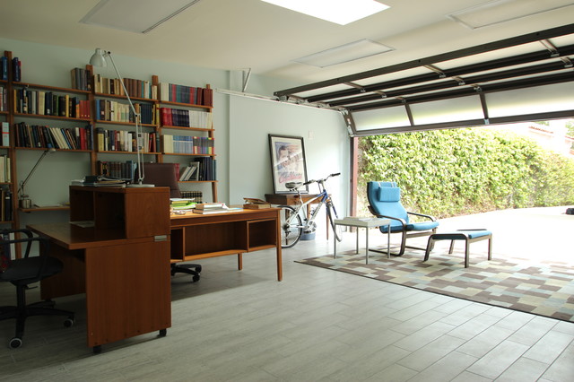 Garage Conversion - Contemporary - Home Office - Los Angeles - by