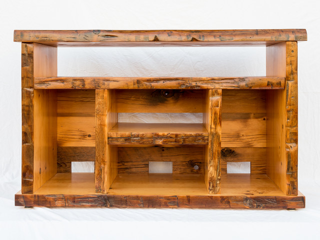 A/V-TV Stand from reclaimed Barn Beams