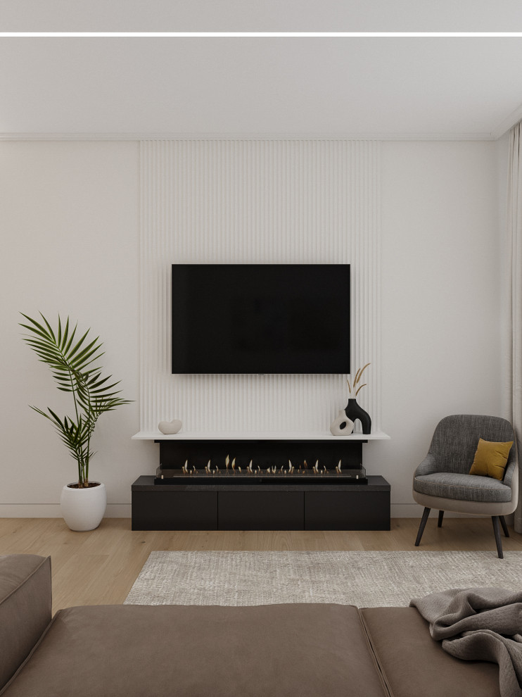 Интерьер квартиры-студии в ЖК Первый квартал