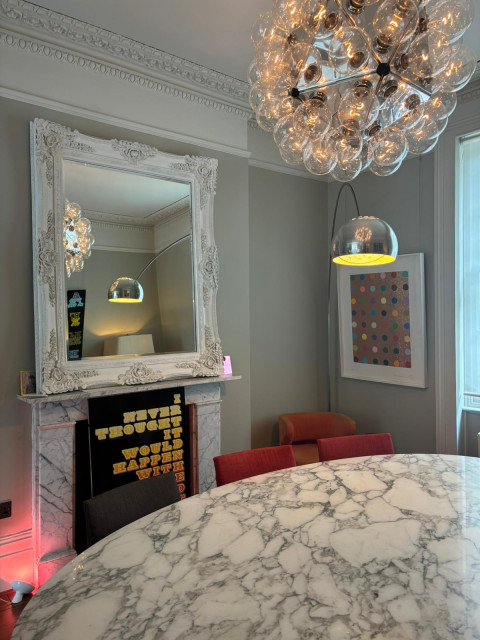 Belsize Road contemporary-dining-room