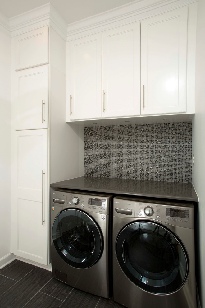 Design ideas for a modern laundry room in DC Metro.