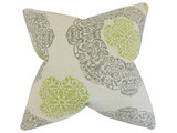 The Pillow Collection Heidrun Floral Bedding Sham Brown Queen//20 x 30