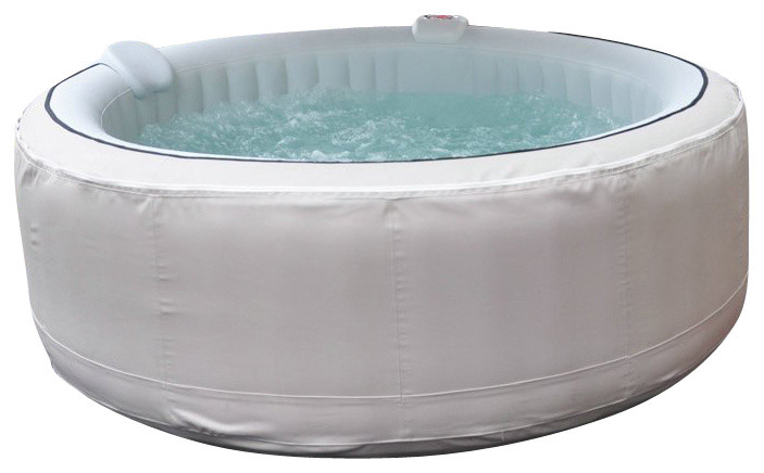 Homax Inflatable Round Portable Hot Tub SPA 264 Gallons, 1000 Liter, 6-Person