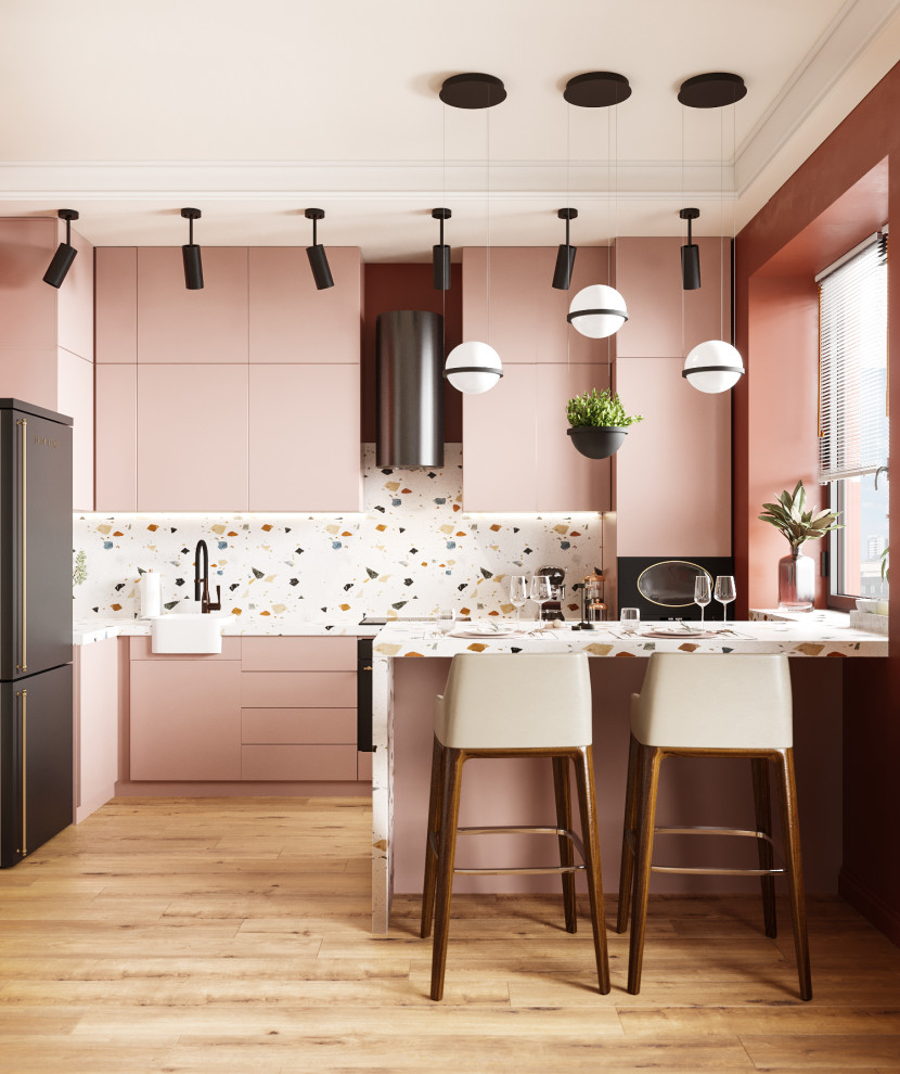 Квартира-полустудия для молодой девушки #oh_stolica