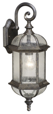 Chateau Gold Stone 21.5 in. Outdoor Wall Light