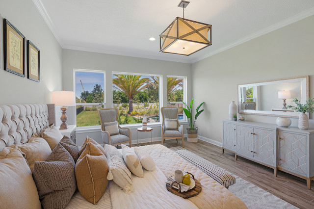 St Augustine Home Plan Model costero-dormitorio