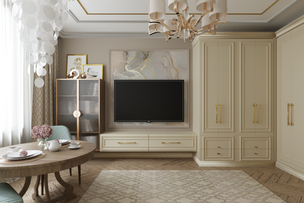 Квартира в сливочно-кремовых оттенках