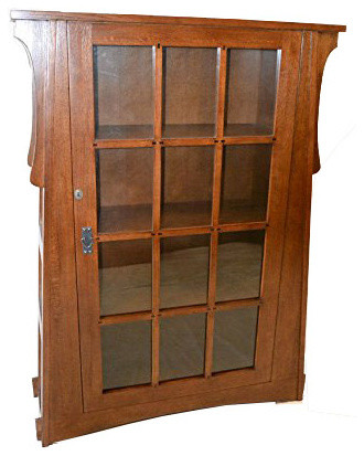 Arts And Crafts Mission Solid Oak Crofter Style Bookcase