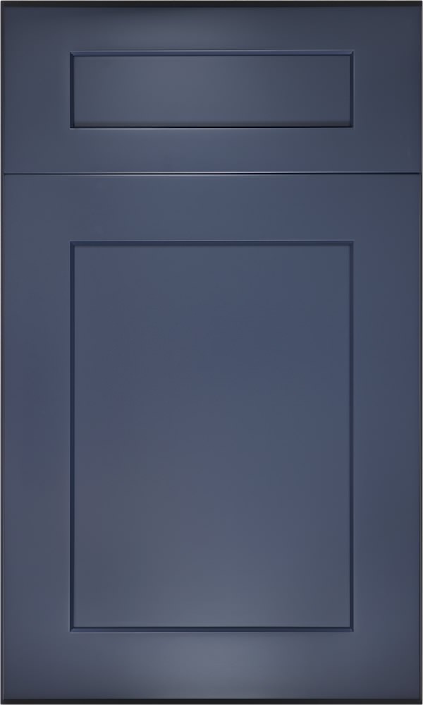 Signature Blue Shaker Cabinets