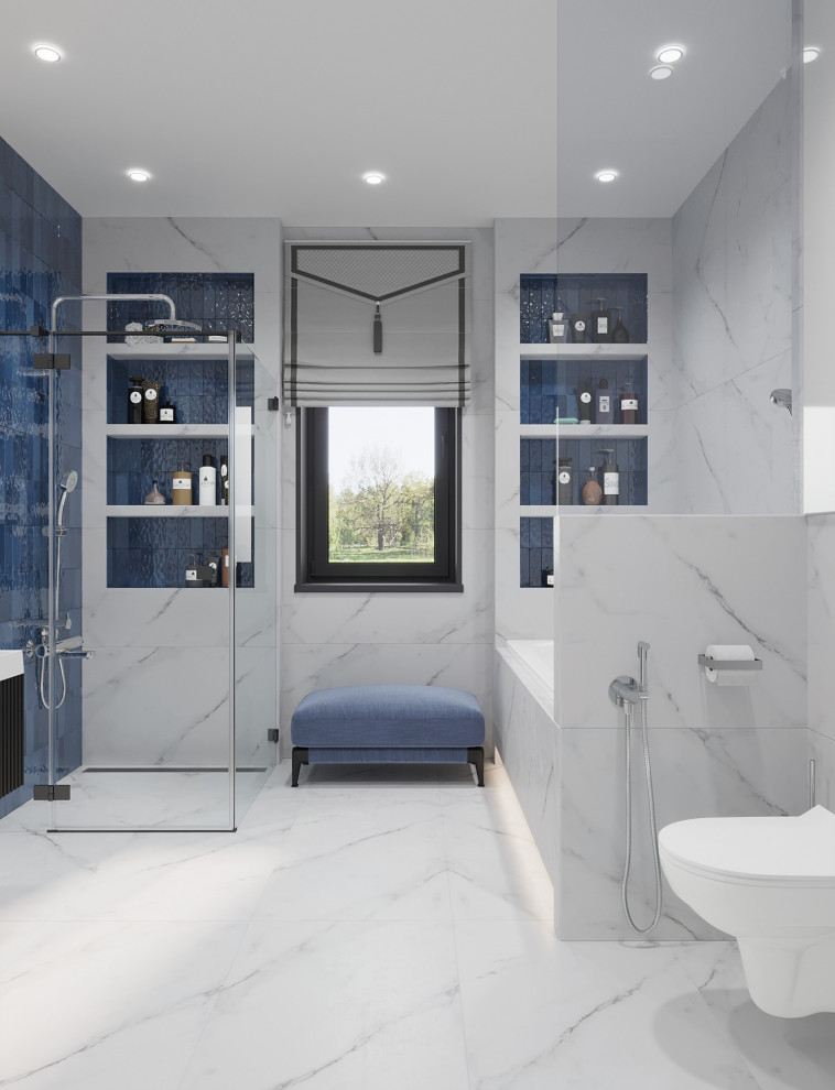 Одноэтажный дом в неоклассике