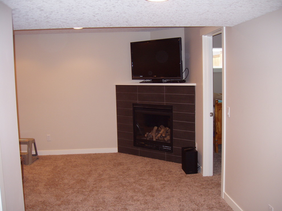 Living room - transitional living room idea in Calgary