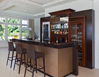 Contemporary Home Bar